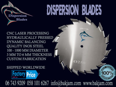DISPERSION MIXING IMPELLERS BLADES