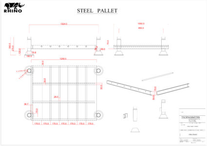 galvanized steel converter pallet-iii