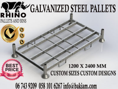 STEEL PALLETS CUSTOM SIZES