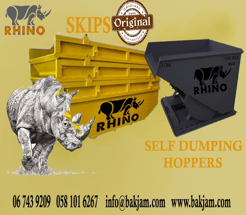 BEST SELLING WASTE SKIPS bins stillages hoppers self dumpers heavy construction durable-II