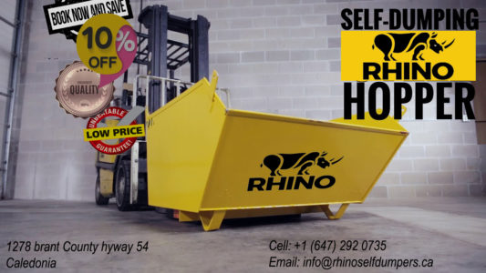 RHINO SELF DUMPING HOPPERS IN WHOLESALE PRICES IN HAMILTON, ON , CANADA iv