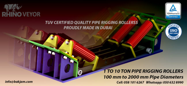 1-10 TON PIPE RIGGING ROLLERS