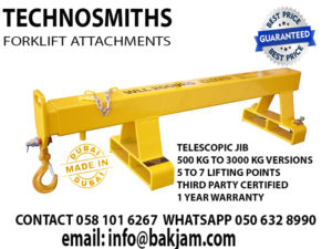 jibs and booms forklift attachment