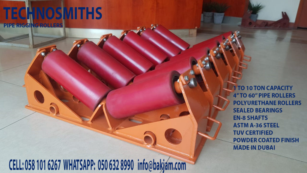 4 INCH TO 48 INCH PIPE RIGGING ROLLERS