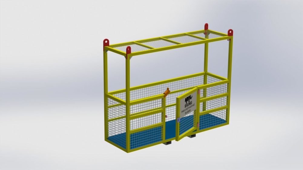 Forklift Man Basket Attachment Manufactured In Dubai