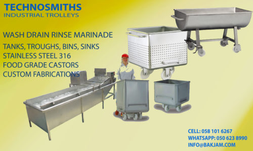 INDUSTRIAL TROLLEYS MANUFACTURERS-WASH TANKS AND BINS