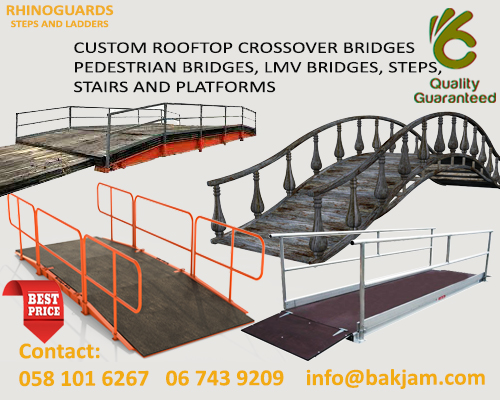 CROSSOVER BRIDGES-LADDERS-WALKWAYS Crossover bridges and stairs 