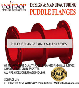 PUDDLE FLANGES CERTIFIED AND TESTED