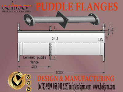 PUDDLE FLANGES-WALL SLEEVES MANUFACTURED IN GALVANIZED CARBON STEEL, STAINLESS STEEL puddle 22