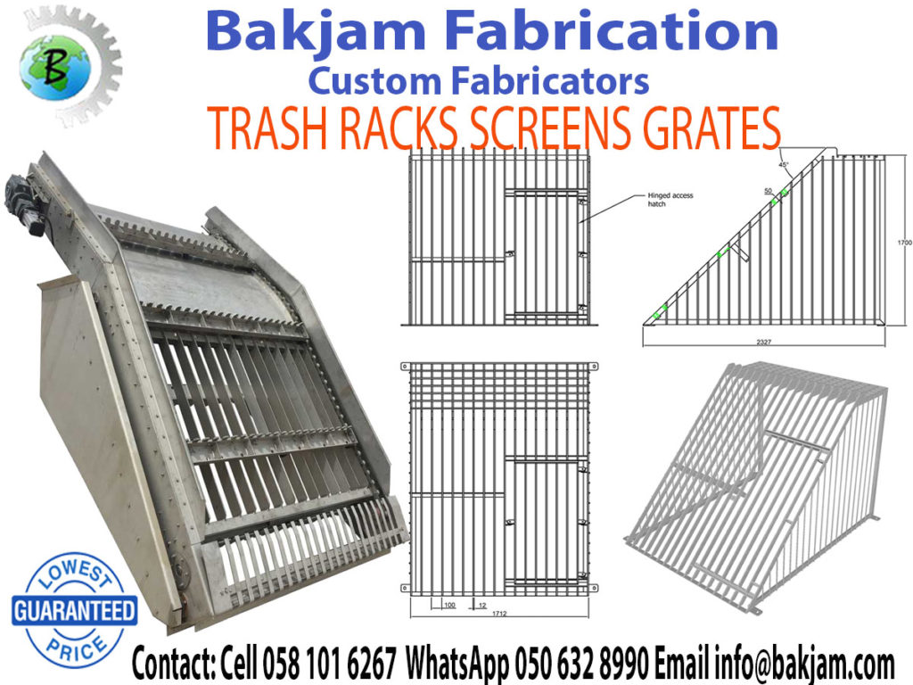 TRASH RACKS SCREENS GRATESDEBRIS TRASH SCREENS